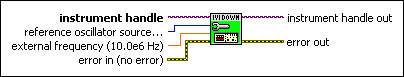 IviDownconverter Configure Reference Oscillator [RO].vi